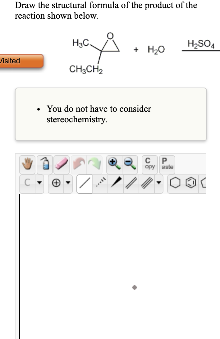 Solved Draw Structural Formulas For The Products Of The | Chegg.com