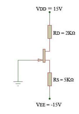 Solved In the n-channel JFET circuit given in the figure, | Chegg.com