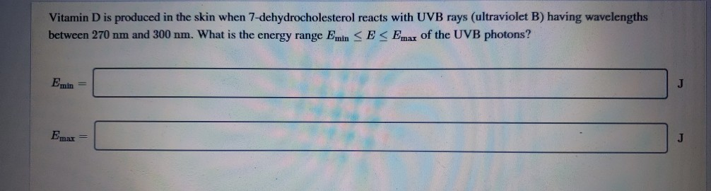 Solved Vitamin D is produced in the skin when | Chegg.com