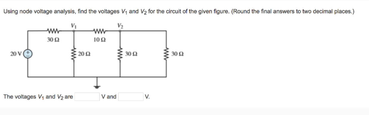 Solved Show me the steps to solve Using node voltage | Chegg.com