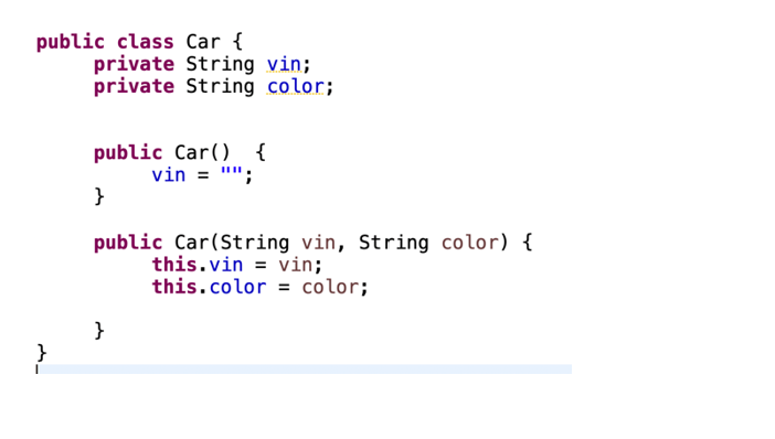 Solved In Java Write an equals method for the Car class | Chegg.com
