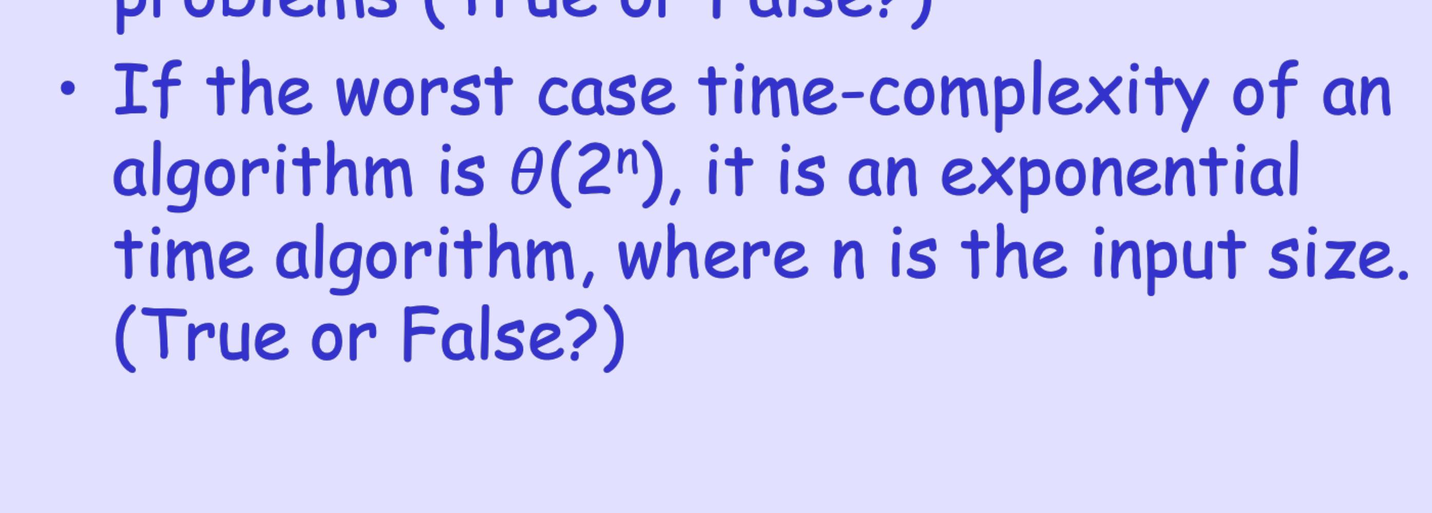 Solved If The Worst Case Time-complexity Of An Algorithm Is | Chegg.com