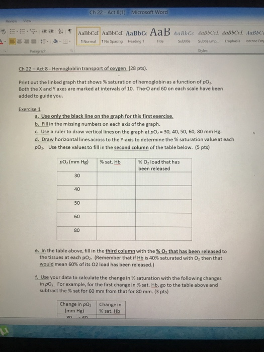 Ch 22 Act 8 1 Microsoft Word Ep Er 2 bbel Chegg Com