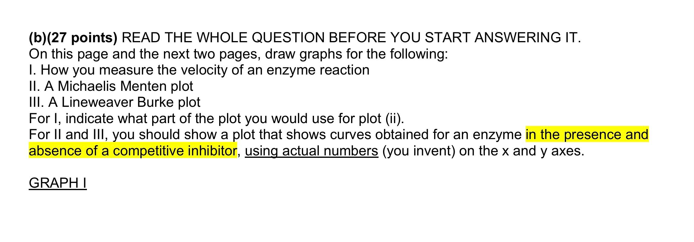 Solved (b)(27 Points) READ THE WHOLE QUESTION BEFORE YOU | Chegg.com