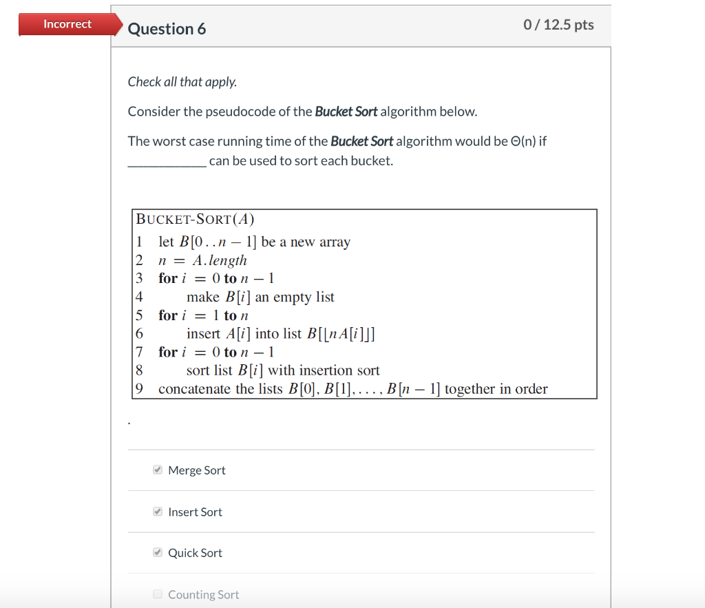 Solved Partial Question 3 6.25/12.5 pts Select the best | Chegg.com
