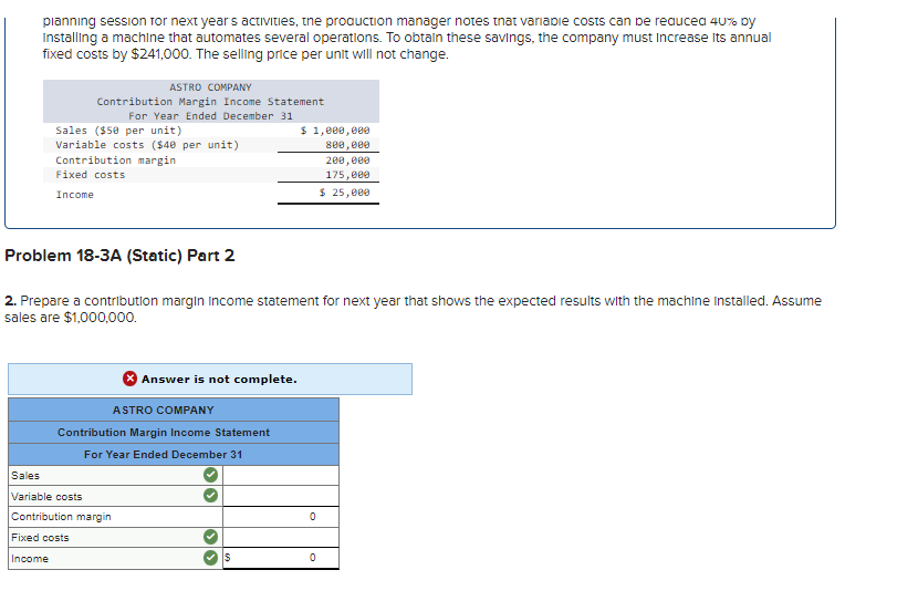 Solved Requlred Information Problem 18-3A (Static) | Chegg.com