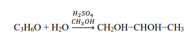 Propylene glycol is obtained by hydrolysis of | Chegg.com