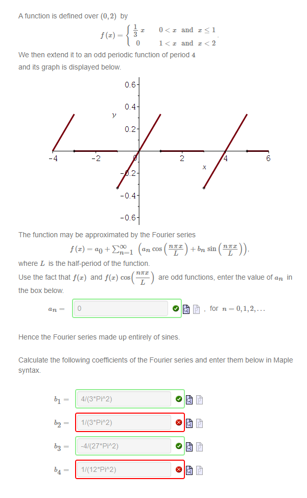 Solved A function is defined over (0,2) by { 0 | Chegg.com