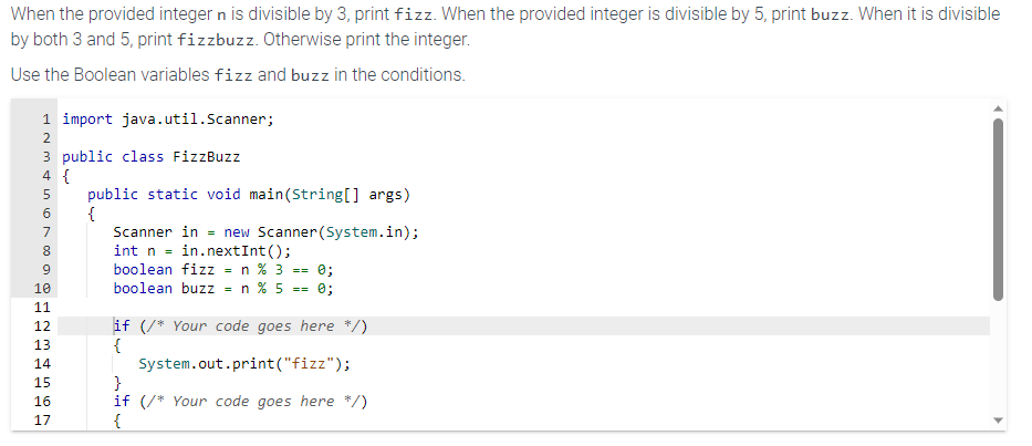 Solved When the provided integer n is divisible by 3 , print | Chegg.com