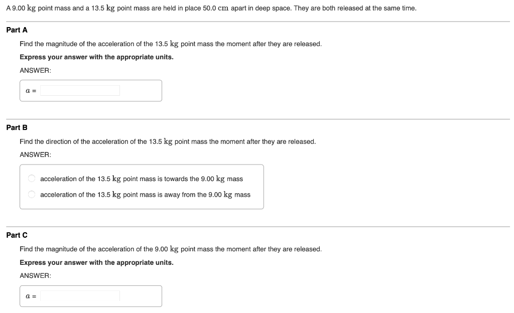 solved-a-9-00-kg-point-mass-and-a-13-5-kg-point-mass-are-chegg