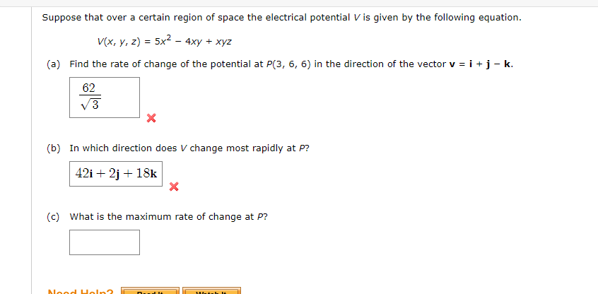 Suppose That Over A Certain Region Of Space The