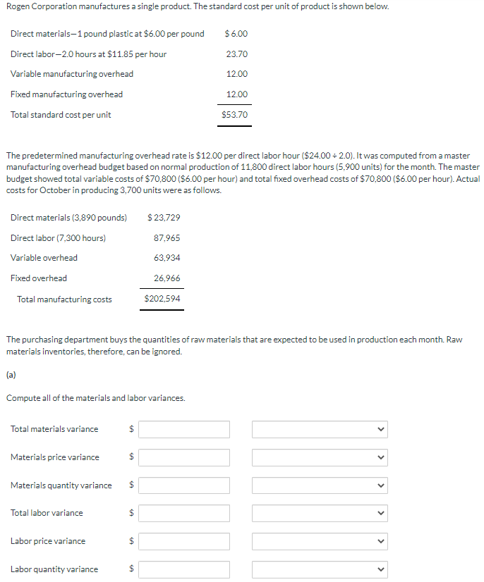 Solved The predetermined manufacturing overhead rate is | Chegg.com