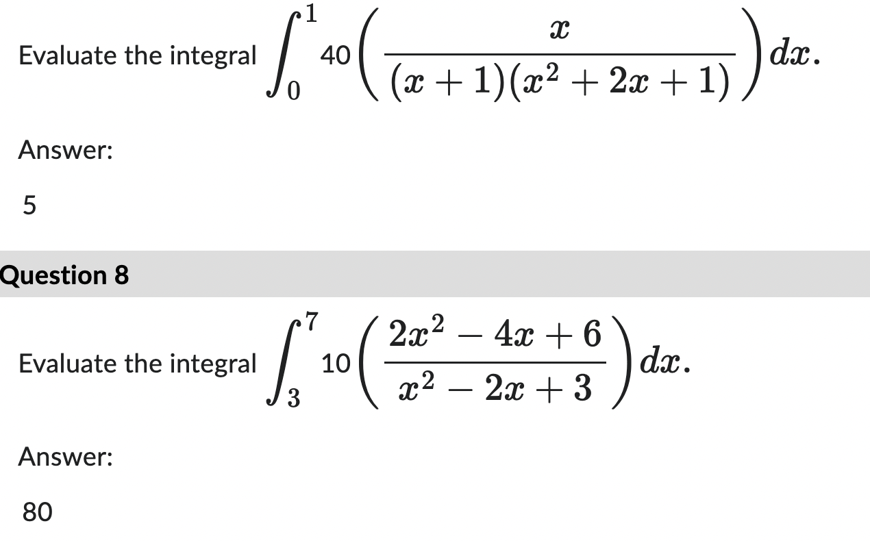 Solved Please show step by step on how to solve these by | Chegg.com