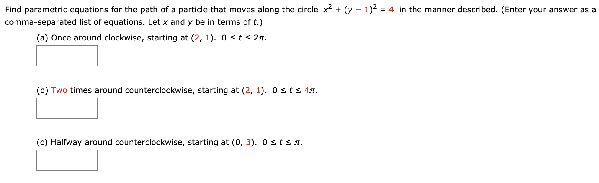Solved This question consists of three parts. I would like | Chegg.com
