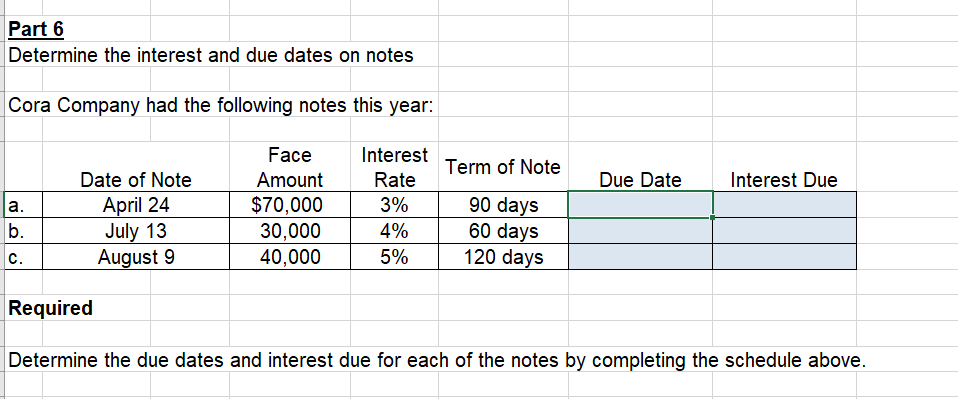 Solved Use 360 Days When Doing Calculations Instead Of 