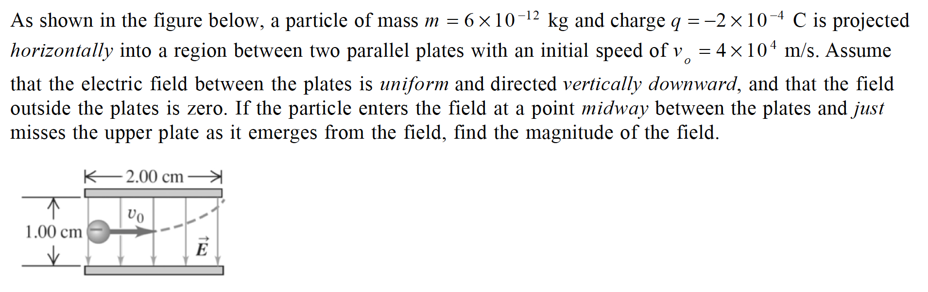 Solved As shown in the figure below, a particle of mass m = | Chegg.com