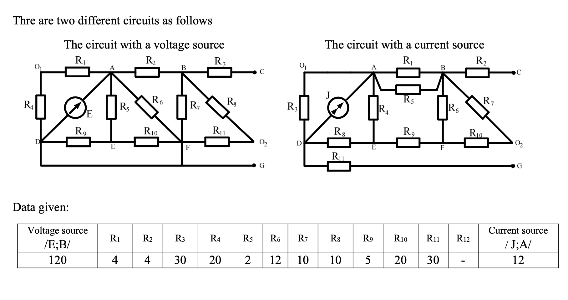 Solved Problems: 1. Determine Current, Voltage And Power Of | Chegg.com