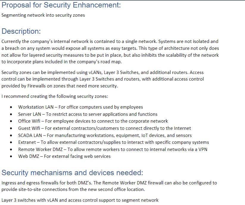 Solved Now that you have secured the current network