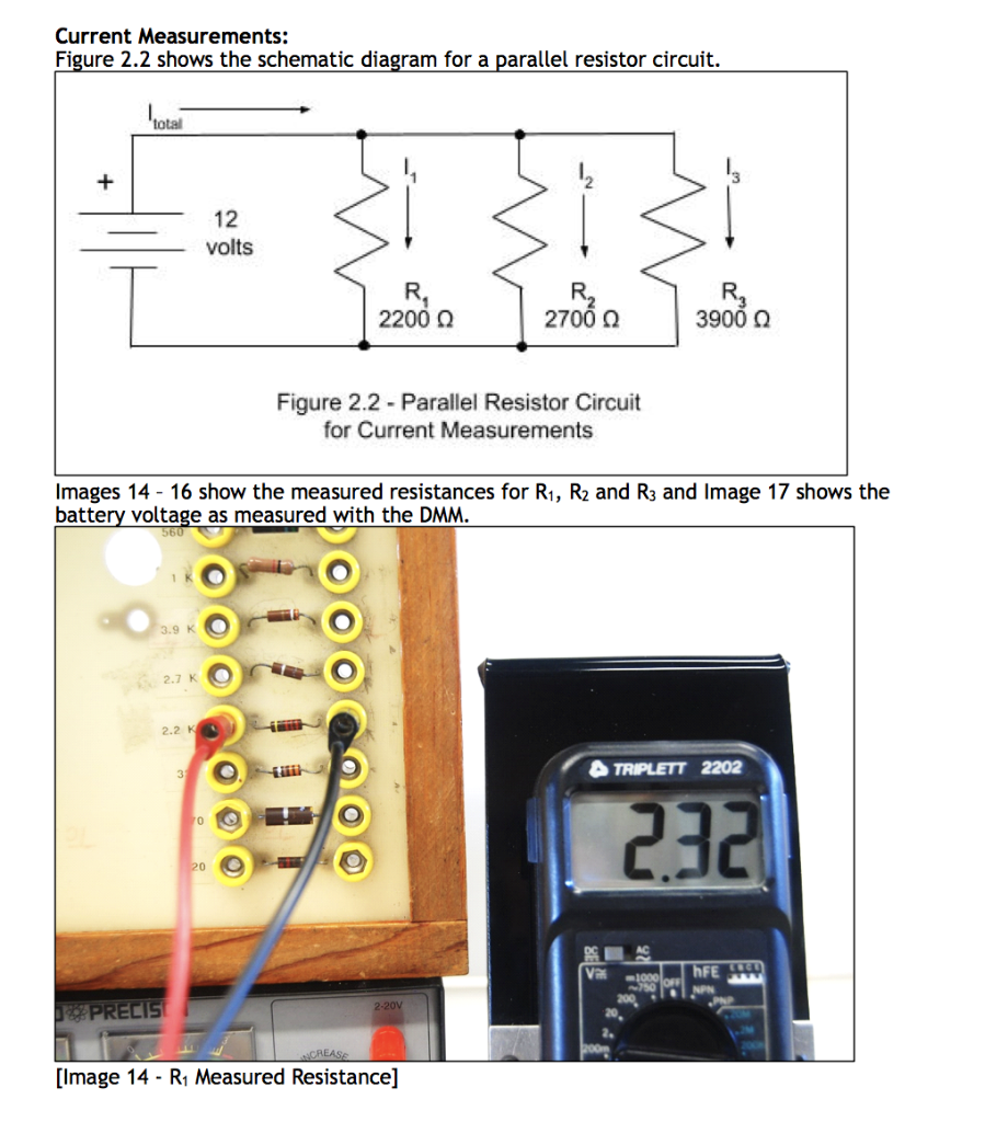 Solved Current Measurements: Figure 2.2 Shows The Schematic | Chegg.com