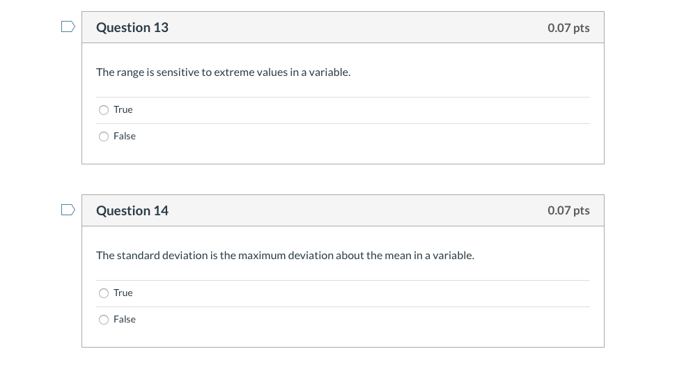 Solved Question 15 0.07 pts A survey was conducted to | Chegg.com