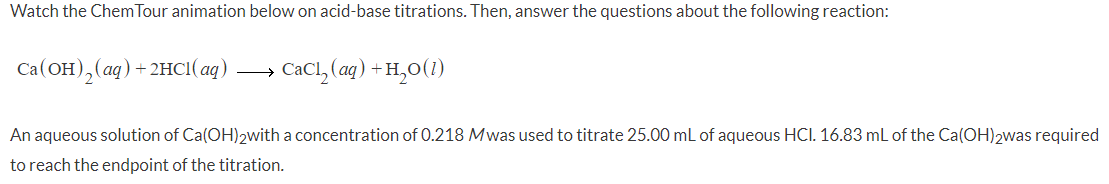 Solved How many moles of base were required to react | Chegg.com