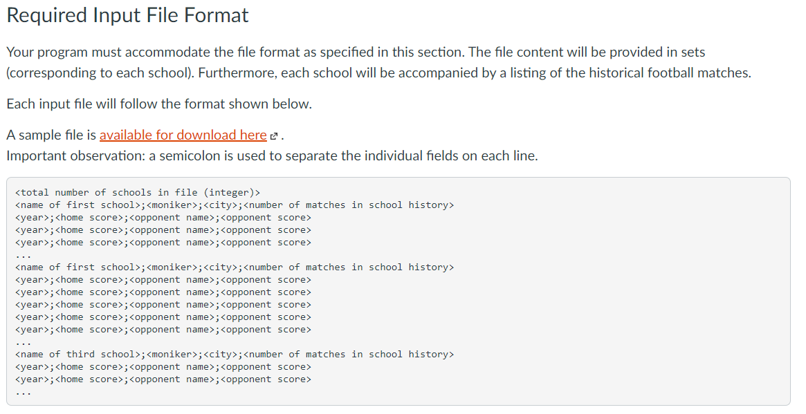 Solved Command Line Argument: When starting the program, the | Chegg.com