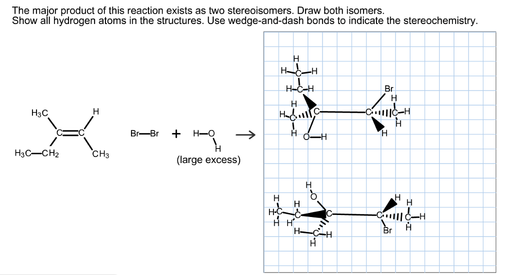 Solved The major product of this reaction exists as two | Chegg.com