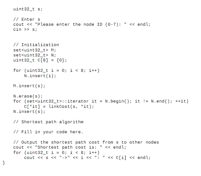 In this activity, you will implement Dijkstra’s | Chegg.com