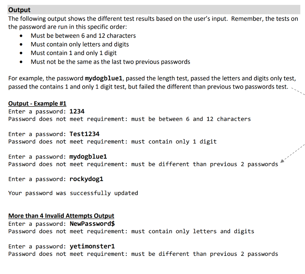 Solved Assignment Description Write a program that asks the | Chegg.com