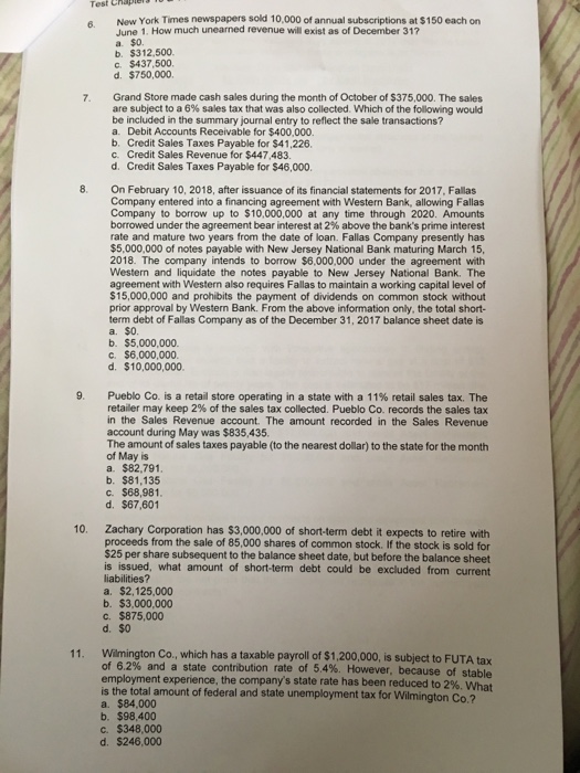 Solved New York Times newspapers sold 10,000 of annual