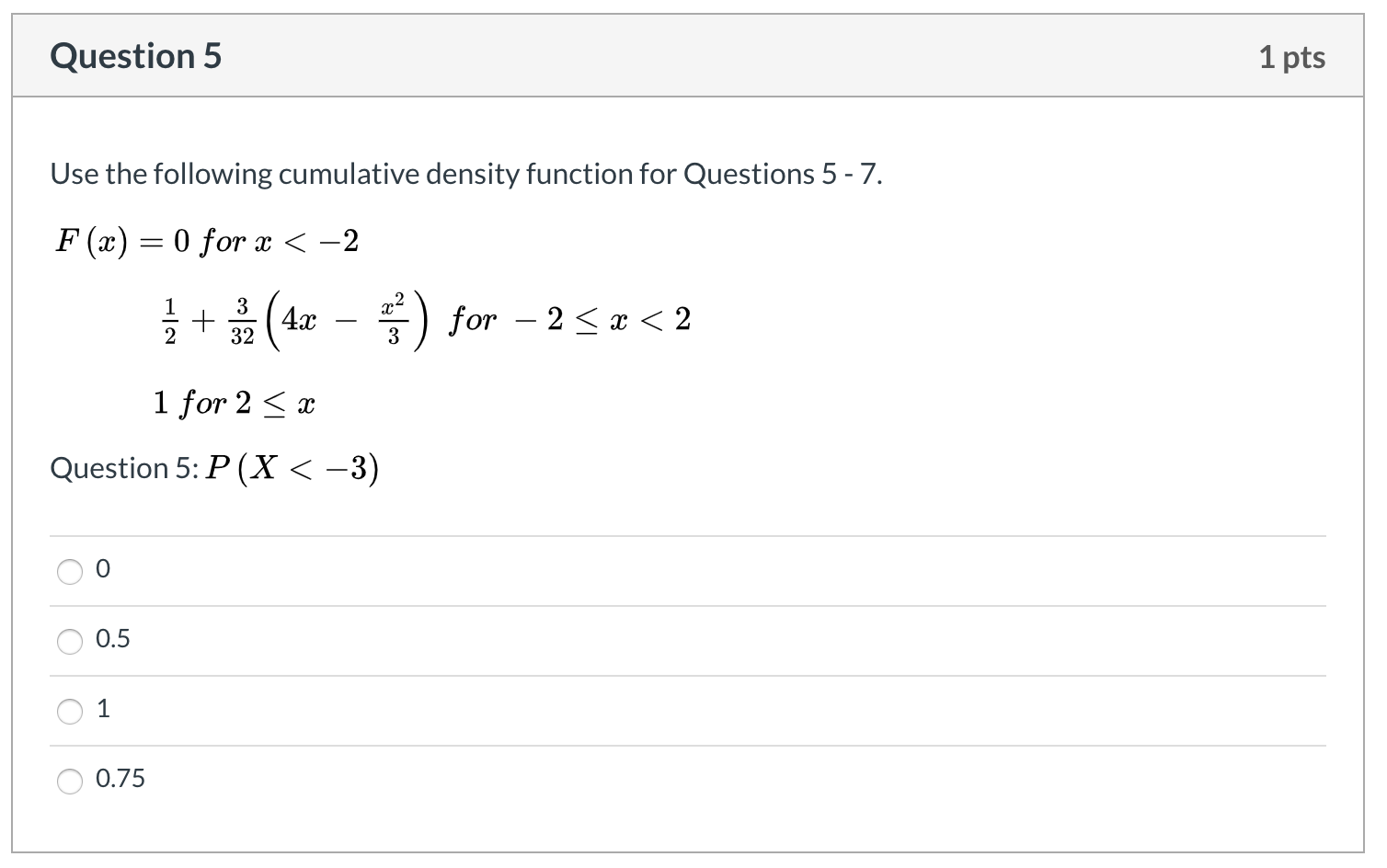 Solved Question 3 0/4 pts 5 3 3 2 0 Details y y 5х f(x) = 5x