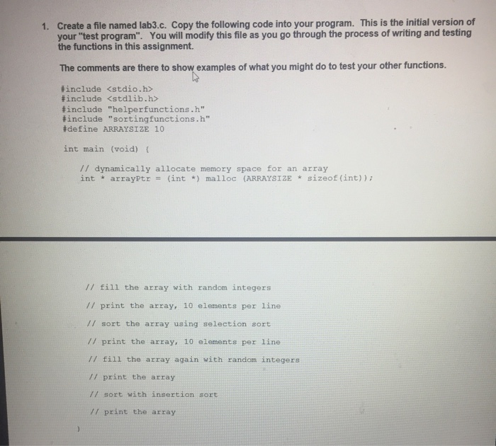 C programming question. Use // to comment and explain | Chegg.com