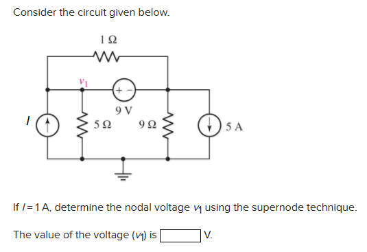 Solved Consider the circuit given below. If I=4 A, determine | Chegg.com