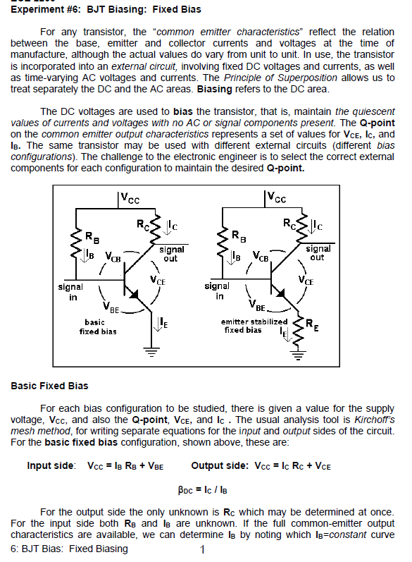 Solved Answer what is asked in the experiment BJT