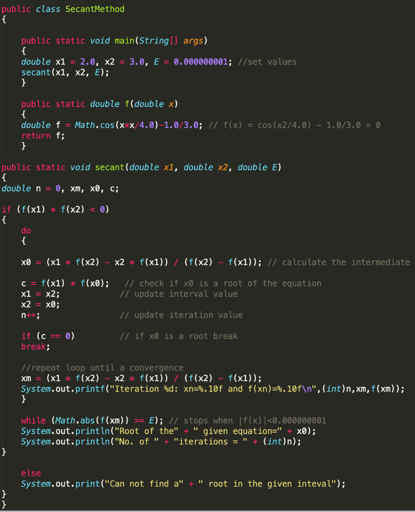 (Solved) Combine Two Java Codes Create Program Obtain Numerical