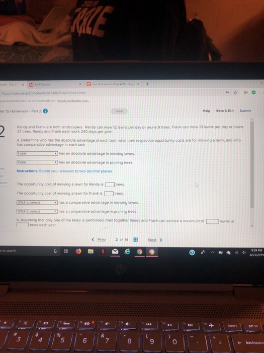 Solved https//newconnect ter 15 Homework-Part 2 Help Save & | Chegg.com
