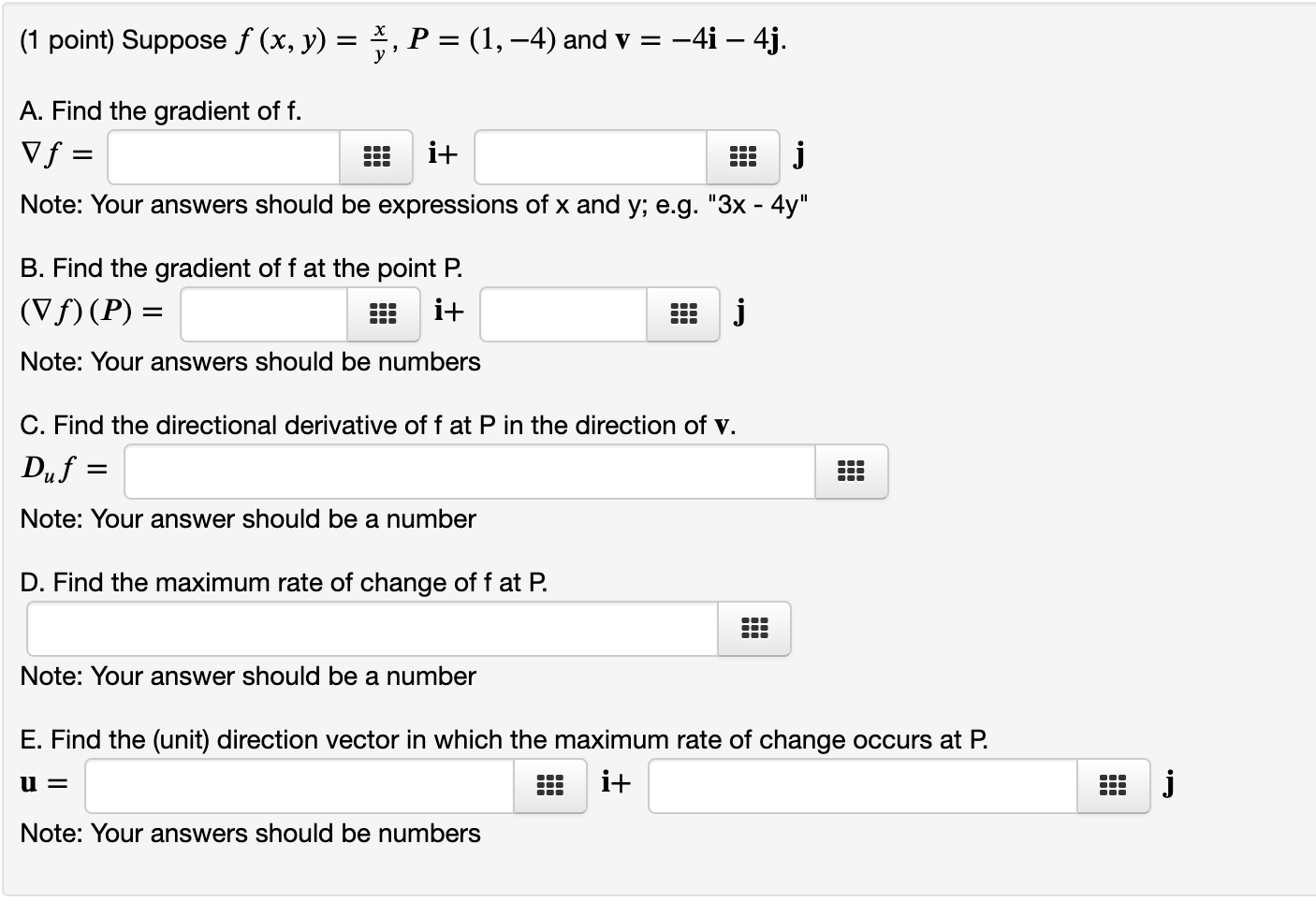 Solved 1 Point Suppose F X Y P 1 4 And V Chegg Com
