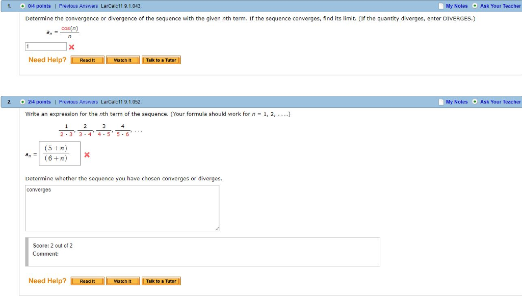 Solved Can you please help me with question 1 and 2 ... I | Chegg.com