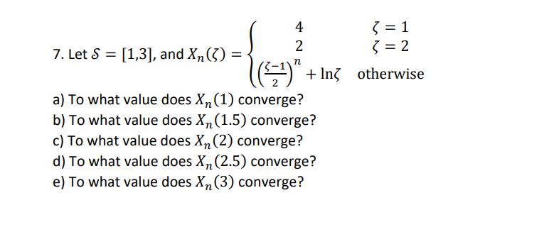 Solved 6. In problem 5, let X(ζ)=ζ. Note: F and P are not | Chegg.com