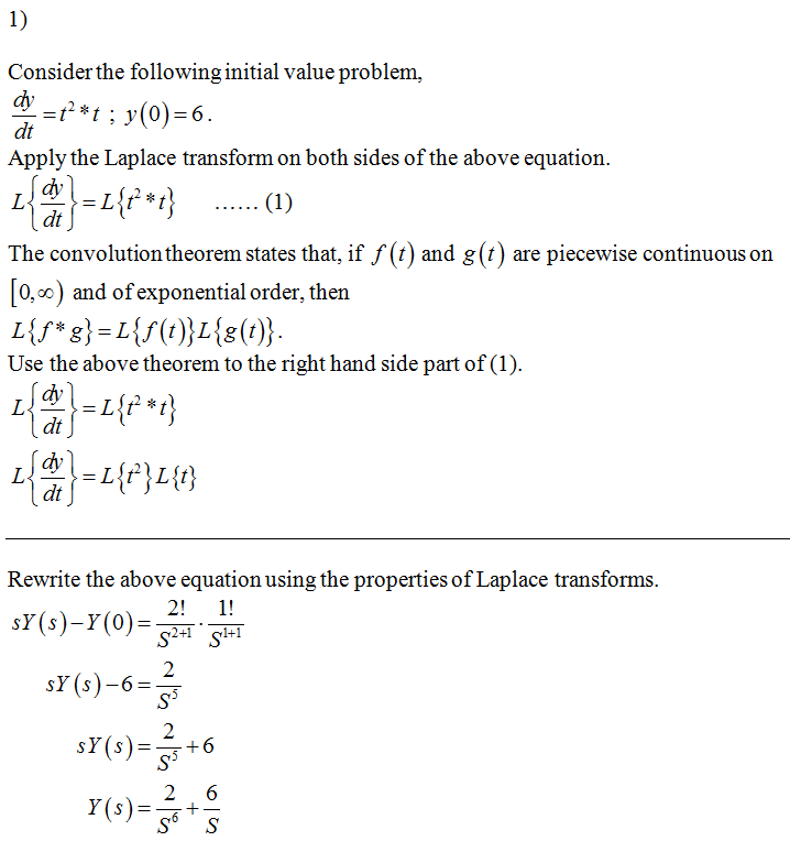 Solved Consider The Following Initial Value Problem, Defined | Chegg.com