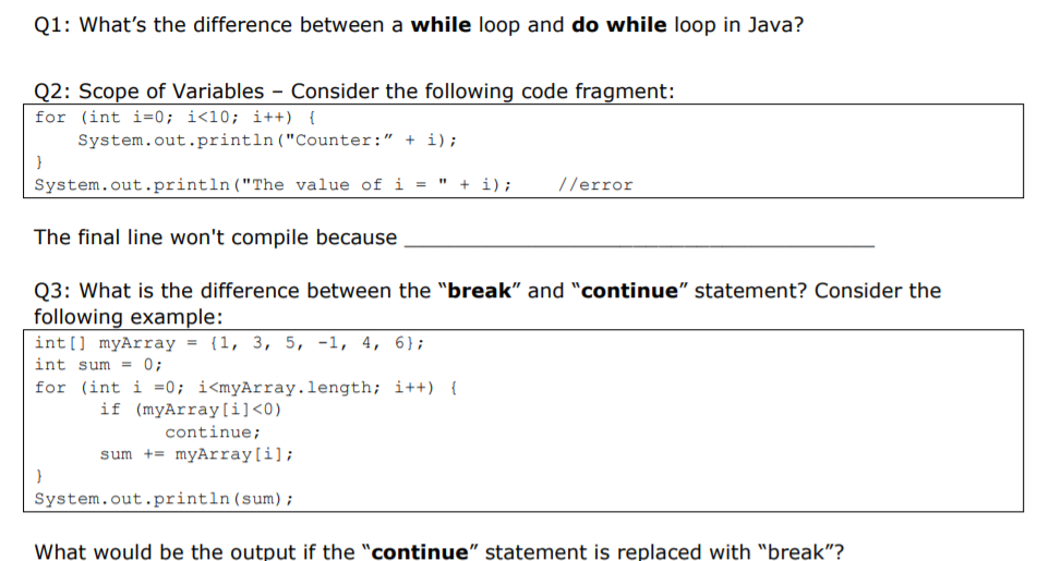 break-and-continue-statement-in-java-coderglass