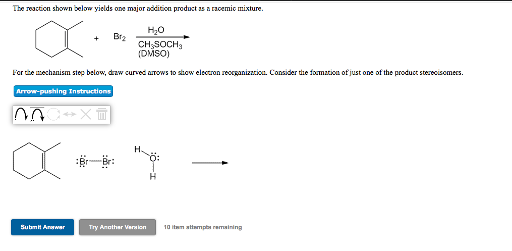 Solved Part A (1 Of 1) Draw The Curved Arrows For Step 1 Of | Chegg.com