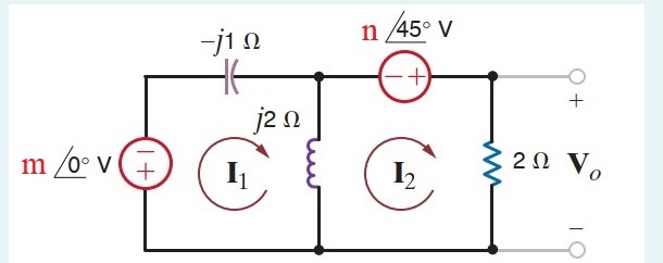 Solved 2) In the above figure, m=17 and n=67 then find Vo in | Chegg.com