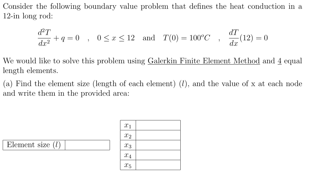 Consider The Following Boundary Value Problem That | Chegg.com