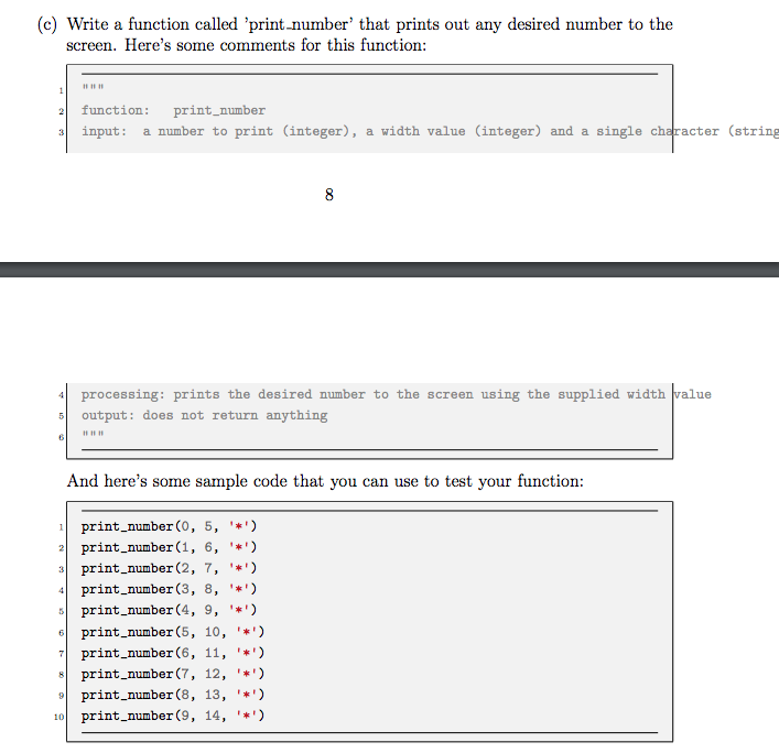 Solved (a) For this step you will be writing three | Chegg.com