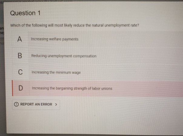 Solved Question 1 Which of the following will most likely | Chegg.com