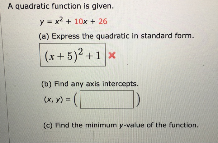 solved-a-quadratic-function-is-given-y-x-2-10x-26-chegg