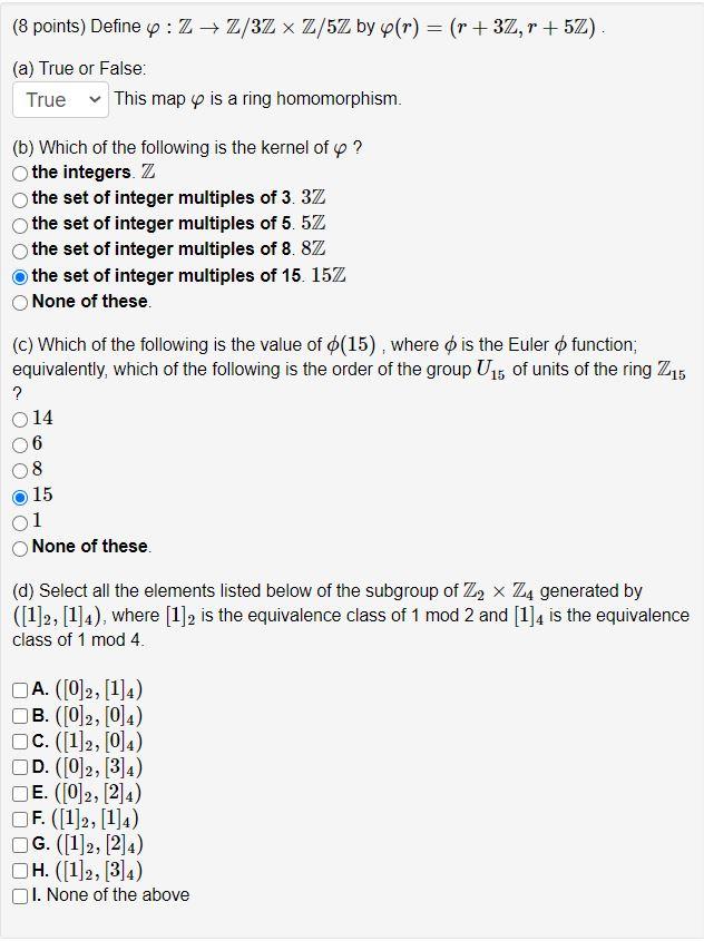 Solved 8 Points Define Y Z Z 3z X Z 5z By O R R 3 Chegg Com