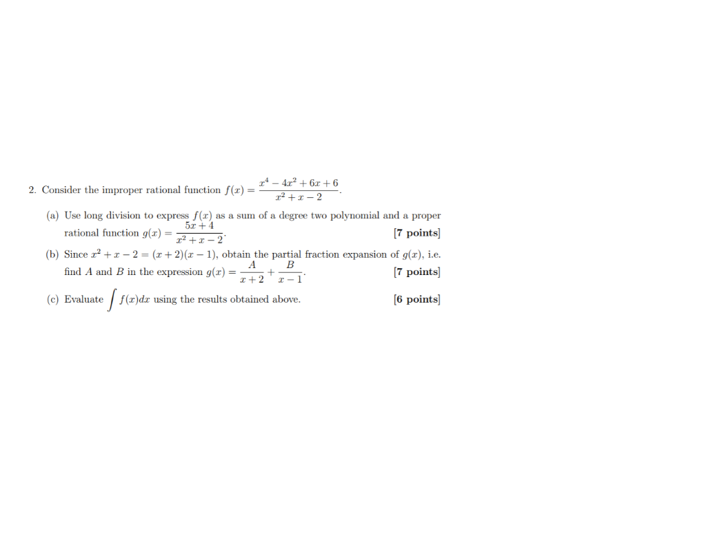 Solved rational function g(x) = 22 + 1 - 2 2. Consider the | Chegg.com