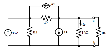 Solved To the resistor RL connected to the ab terminal in | Chegg.com